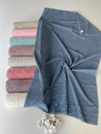 90x150 MYSOFT YAPRAK BANYO HAVLUSU